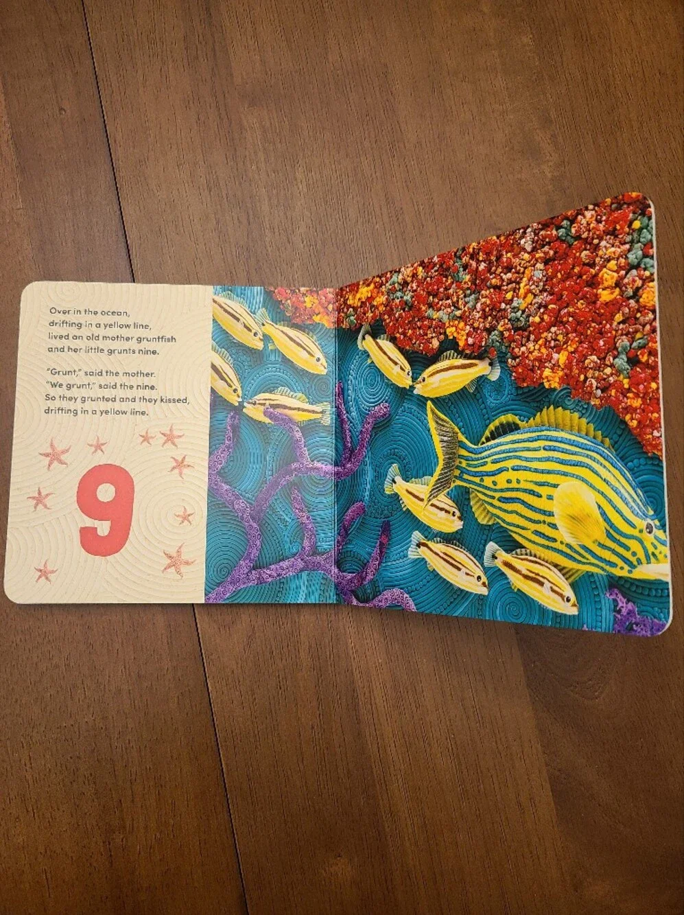 Over in the Ocean Children's Board Book - Marianne Berkes Like New